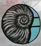 Stained Glass Hanging Ammonite - Image 1