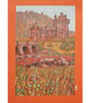 Eilean Donan Castle, Scotland original art, small landscape drawing - Image 2