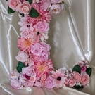 30cm Wooden Flower Letter 