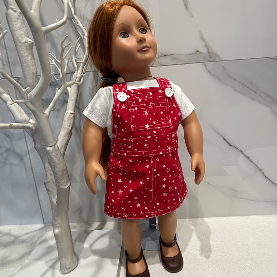 Dolls Stars Pinafore Dress and Top