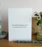 Wren and Snowdrops Greetings card - Image 5