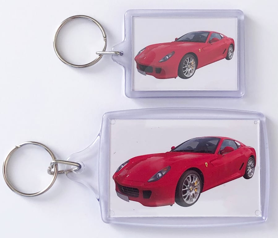 Ferrari 599 - Keyring with 50x35mm or 70x45mm Insert 