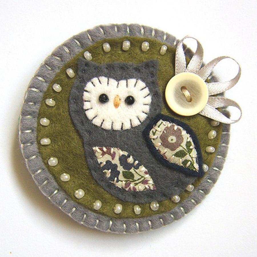 Owl Brooch