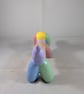 Ceramic Rainbow Pastel Balloon Dachshund Sausage Dog Animal Figurine Ornament. - Image 4