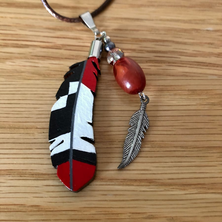 Great Spotted Woodpecker Pendant