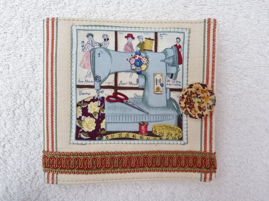 Sewing Needle Case with Sewing Machine Panel