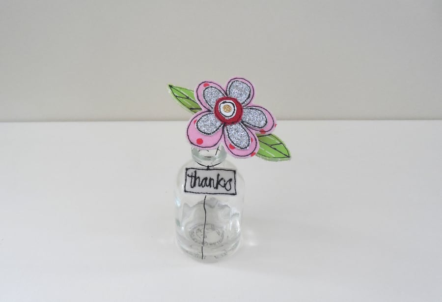 Special Order for agood1 - A Flower in a Bottle - thanks