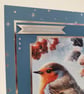 Grandma Christmas Card - Robin & Winter Foliage - Image 3
