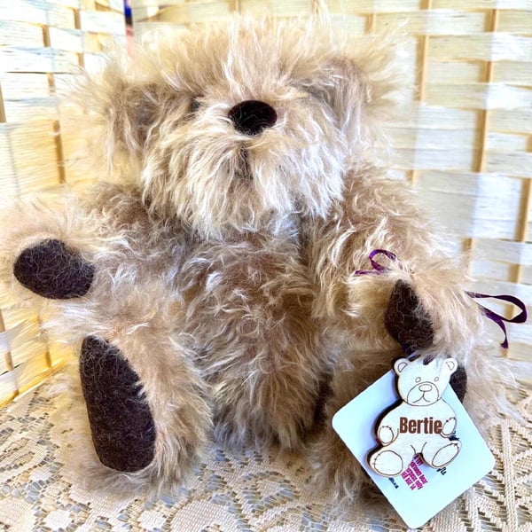 Bertie: Mohair Artist Bear 33cm (13”)