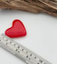 Red Fused Glass Heart - Image 9