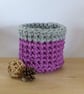 Crocheted Basket  - Image 3