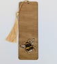 Pyrography wooden bee bookmark, gift for a bee lover - Image 5