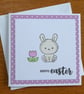 Pack of 3 Mini Easter Cards - Bunny - Pink Polka Dots - Image 4