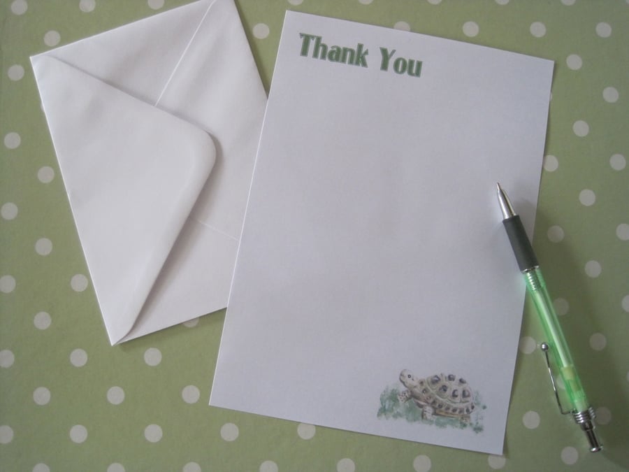 Tortoise Thank You paper DISCONTINUED