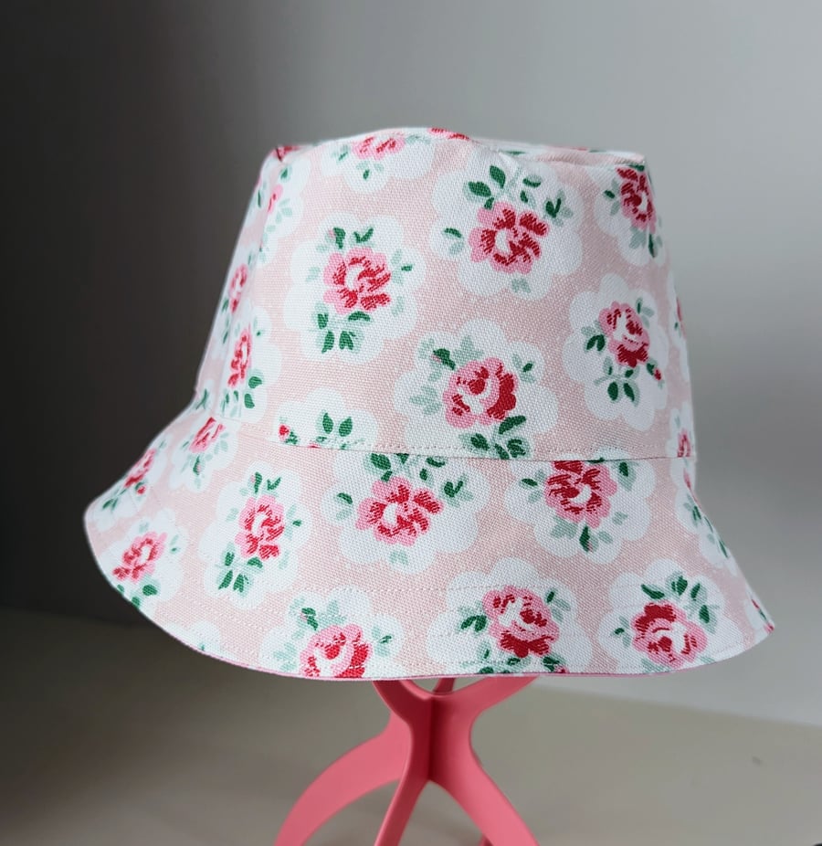 Bucket Hat in Cath Kidston Provence Rose fabric