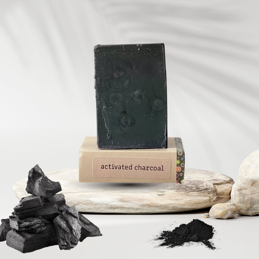 Activated Charcoal Soap & Shampoo Bar