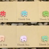 Handmade Elepha Thank You Cards Pack, Many other designs available - see photos!