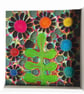 Textile Art Free Machine Embroidery Botanical Picture in Box Frame - Image 2