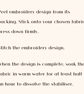 Meadow flower stick and stitch embroidery designs. Wash away flower patterns.  - Image 4
