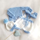 Knitting Pattern Frey Baby set. 
