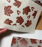 Sycamore Leaf Linoprint: Hand-Burnished Autumn Wall Art - Image 4