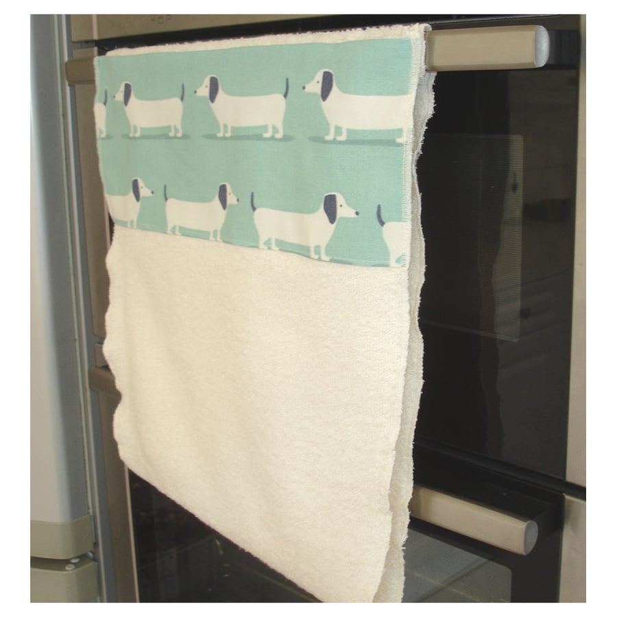 Roller Towel Rolling Kitchen Tea Towel Dachshunds Sausage Dogs