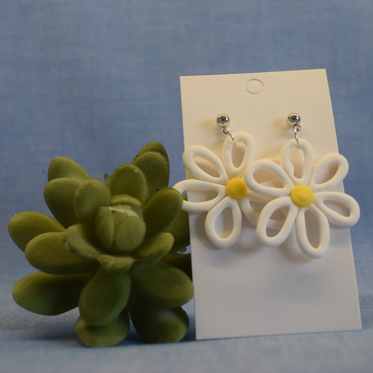Open Petal Statement Earrings