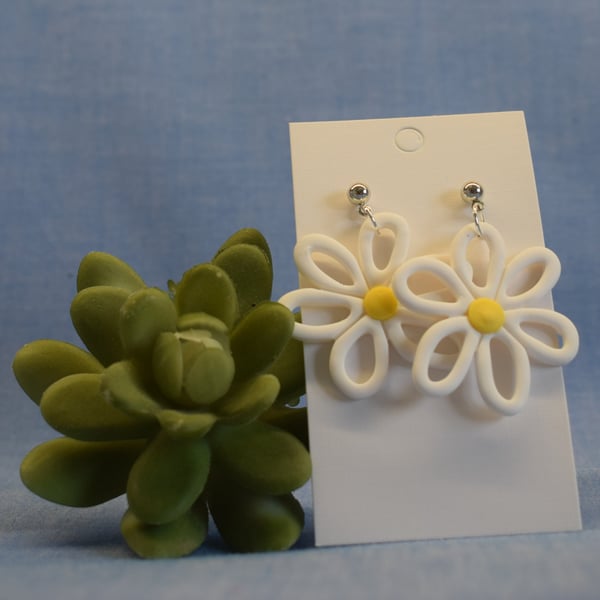 Open Petal Statement Earrings