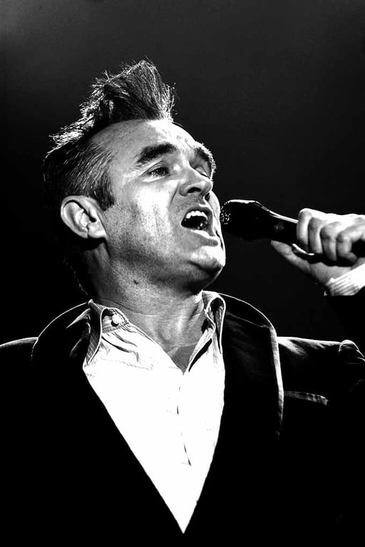 Morrissey Live at Reading Rock Festival Photograph Print