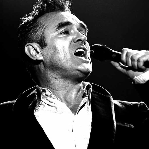 Morrissey Live at Reading Rock Festival Photograph Print