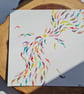 Original Watercolour hand painted vibrant, colourful fish art