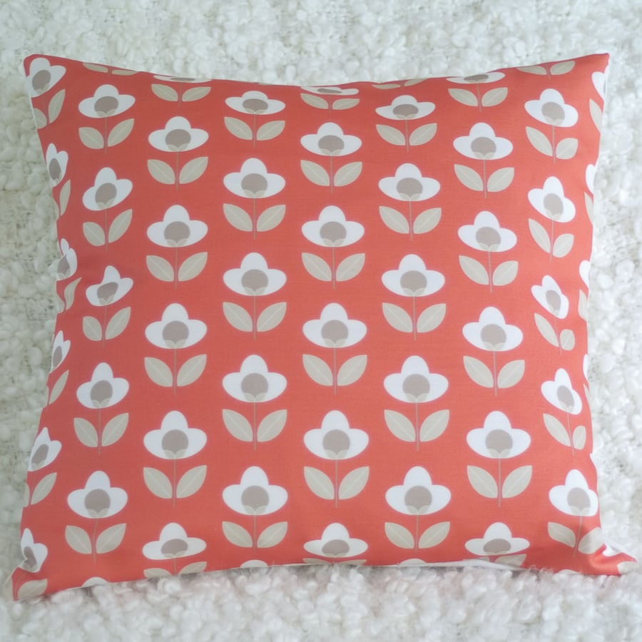 Tulip cushion cover Red