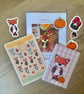  Printed pattern booklet - Fox Amigurumi Crochet Pattern, Keyring pattern