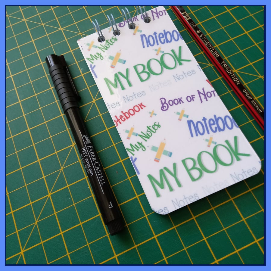 Sprial Wire Bound Notebook 7x14cm