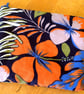 Floral cotton Make up bag Cosmetic purse 