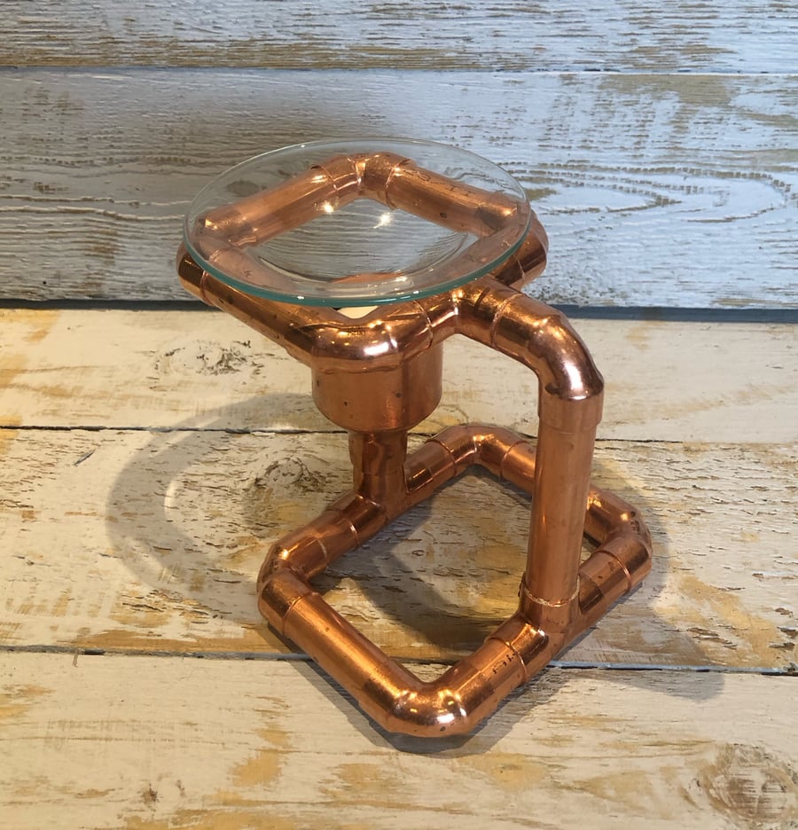 Copper Pipe Oil and Wax Burner