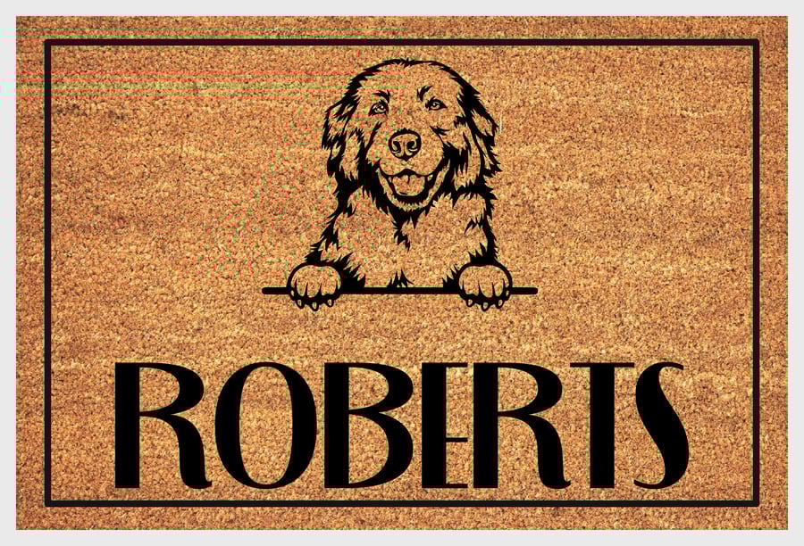 Maremma Sheepdog Door Mat - Personalised Maremma Sheepdog Welcome Mat - 3 Sizes