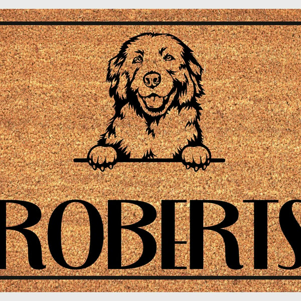 Maremma Sheepdog Door Mat - Personalised Maremma Sheepdog Welcome Mat - 3 Sizes