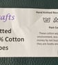 Hand Knitted Reusable 100% Cotton Face Wipes (Pack of 4) - Image 4