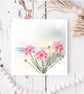 Coastal Flora watercolour print 6x6 Cards with Envelopes - Image 5