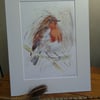 A4 Limited Edition signed Art Print - Robin