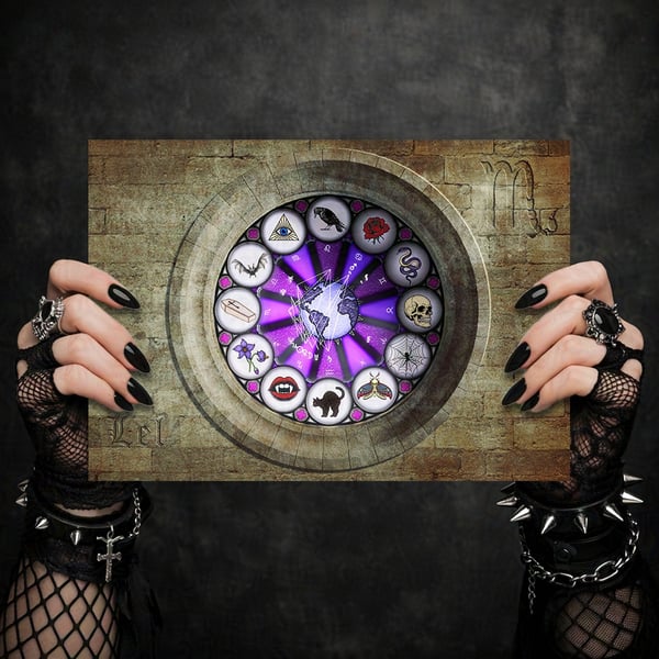 Personal Astrological Art - The Gothic Astrology Chart