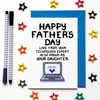 Funny Fathers Day Card From Daughter, Joke Technology Card From Teenager