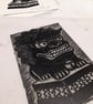 Guardian & Protector - Original Linocut Print A5 size - Image 3