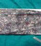 Stretchy Comfy Vintage 60's Style Head Band 4ins 10cms Broad Camouflage Brown - Image 2