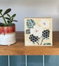 Mosaic Floral Art - Blackberry Mosaic Wall Plaque in Pale Yellow - Image 5