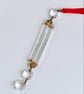Vintage crystal cylinder chandelier prism