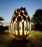 Large Autumn Birch Forest Gourd Lamp - Image 3