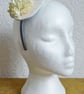 Handmade Fascinator 'Cream' - Image 1