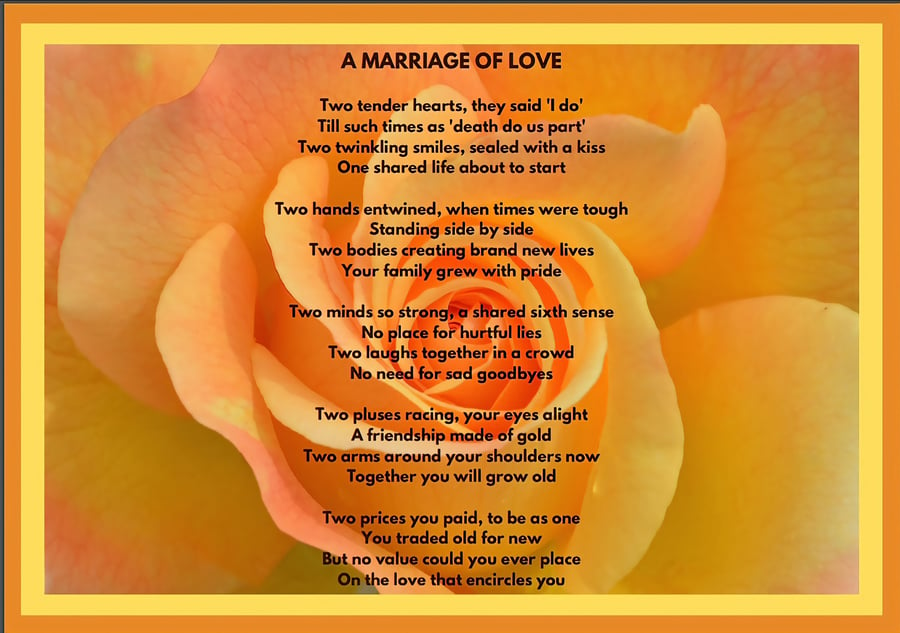 A Marriage of Love - Original Poem about a soul mate